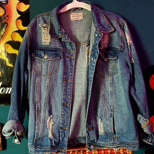 Haute Monde Oversized Denim Jacket